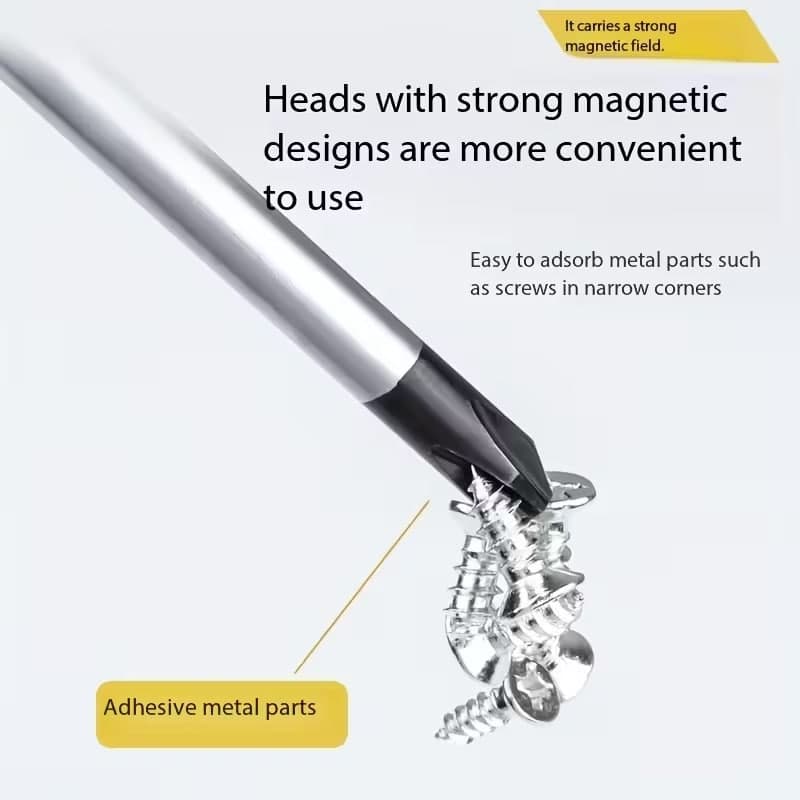 High Quality Hand Tools 6 Pcs Screwdriver Set Rubber Handle For+ Electrical Maintenance+ Home Repair Tools+ Construction + Car Repair 9