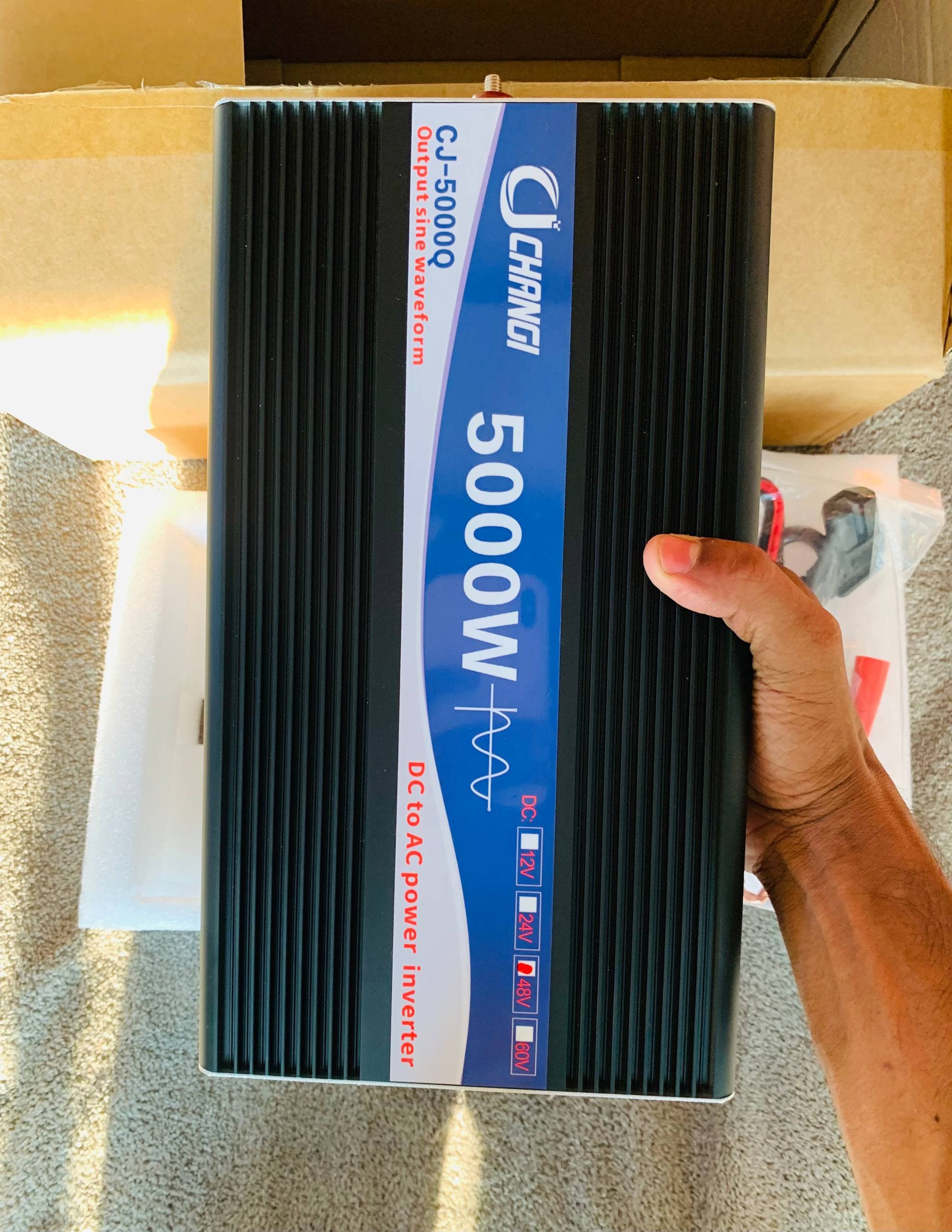 CHANGI 48V 5KW Pure Sine Wave Inverter 3