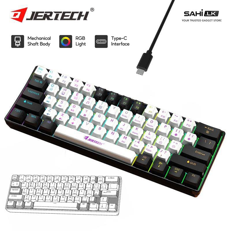 JERTECH JR540 RGB Gaming keyboard  5