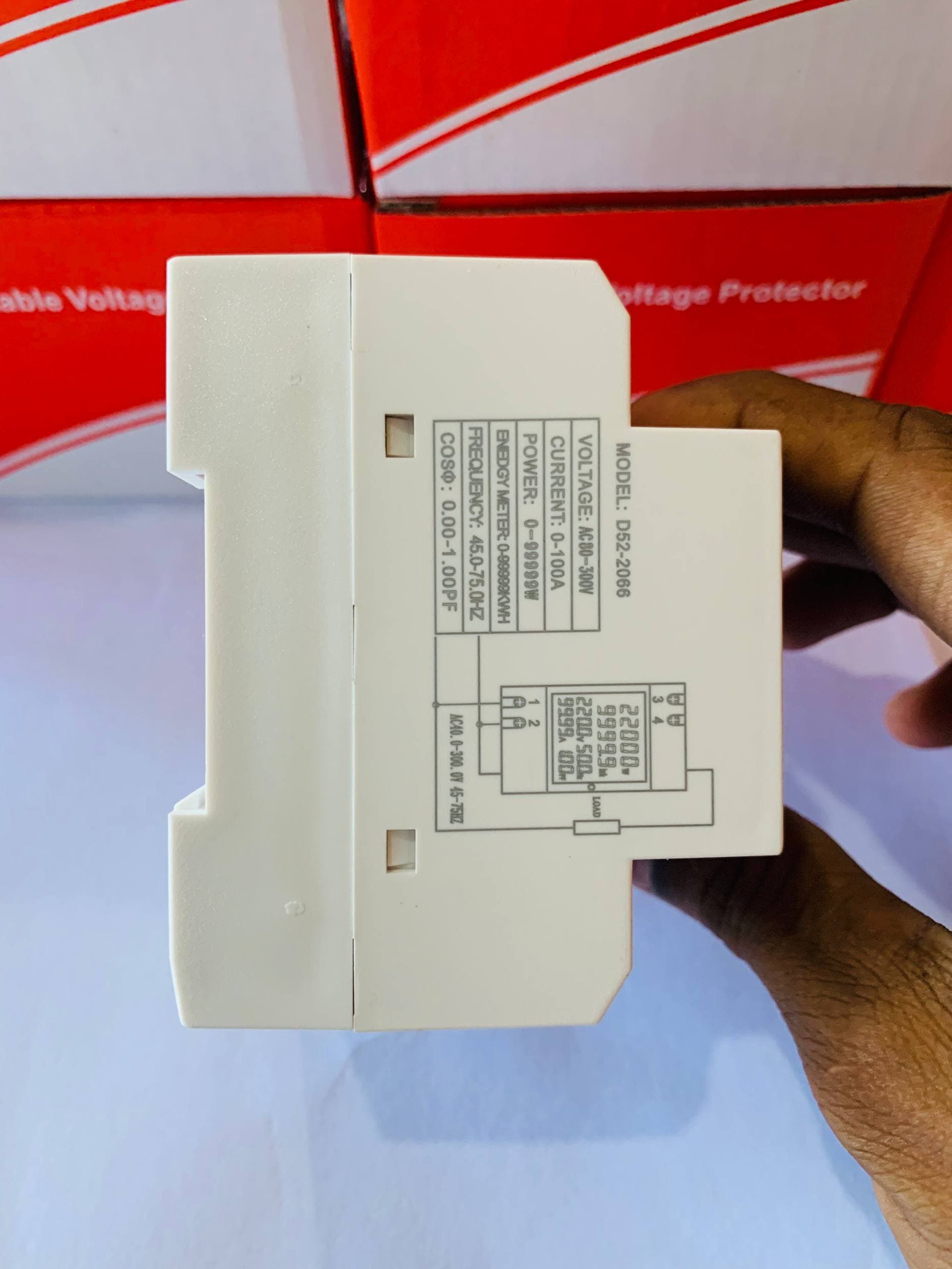 100A 6-in-1 AC Digital Meter – Monitor Voltage, Current, Power 3