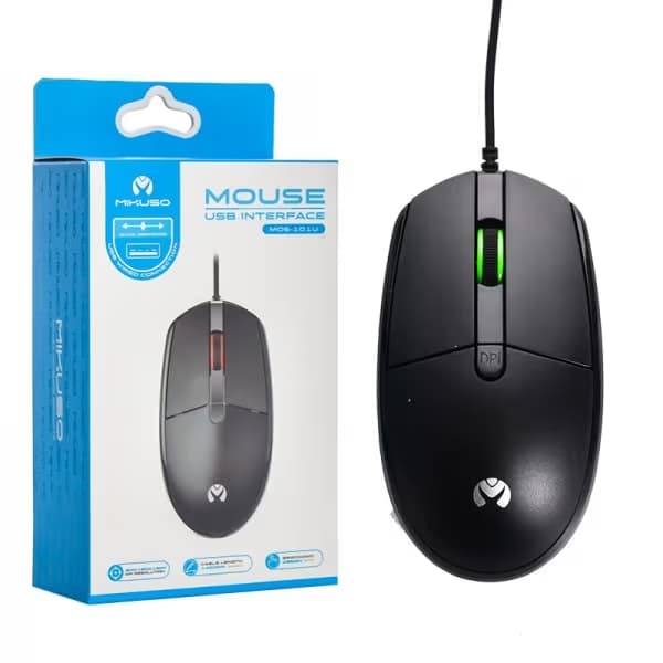 MIKUSO MOS-101U USB Silent Wired Mouse 2