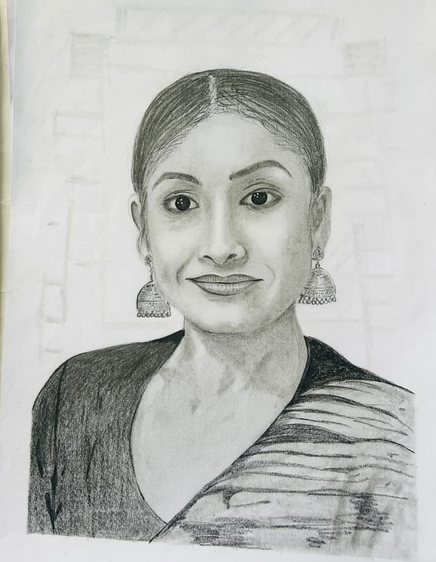 Custermized Pencil Arts with Frames  6