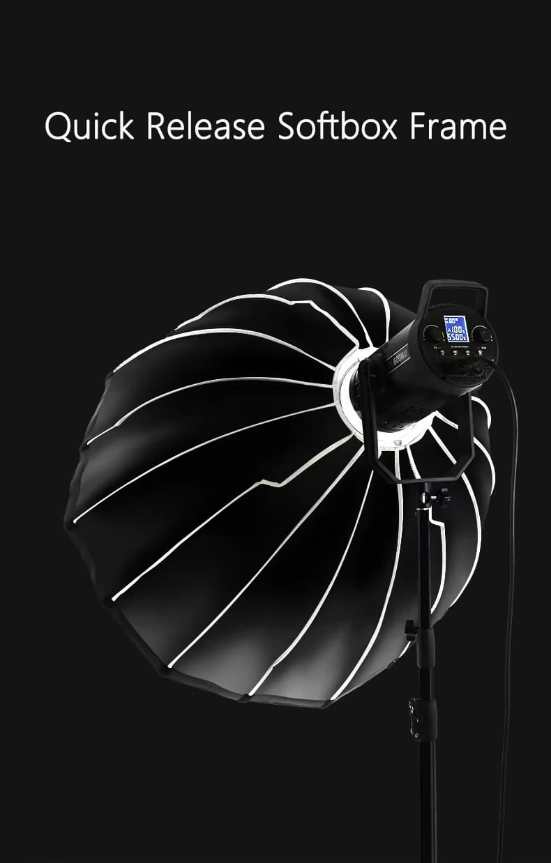  Soft box 90cm Soft Light Box Bowen's Mount Parabolic with Carry Bag for Photography Studio Light 6