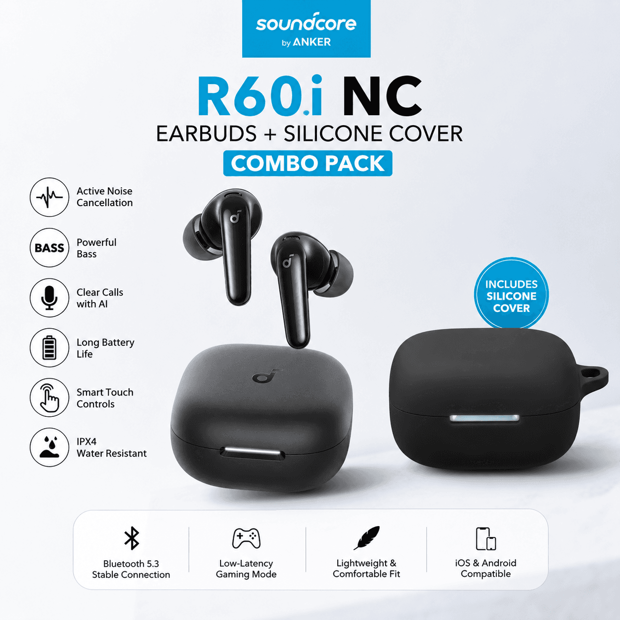 Anker Soundcore R60i NC True Wireless Earbuds