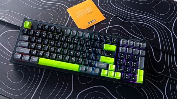 VK98 RGB Backlit Membrane Gaming Keyboard – Durable Keys & Custom Lighting 2