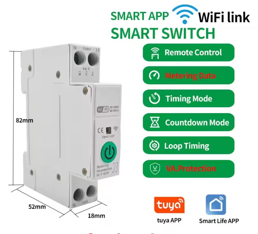  WIFI Smart Braker ( 90V-300V 63A )